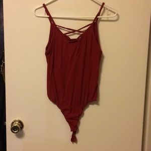 Sexy Red Bodysuit